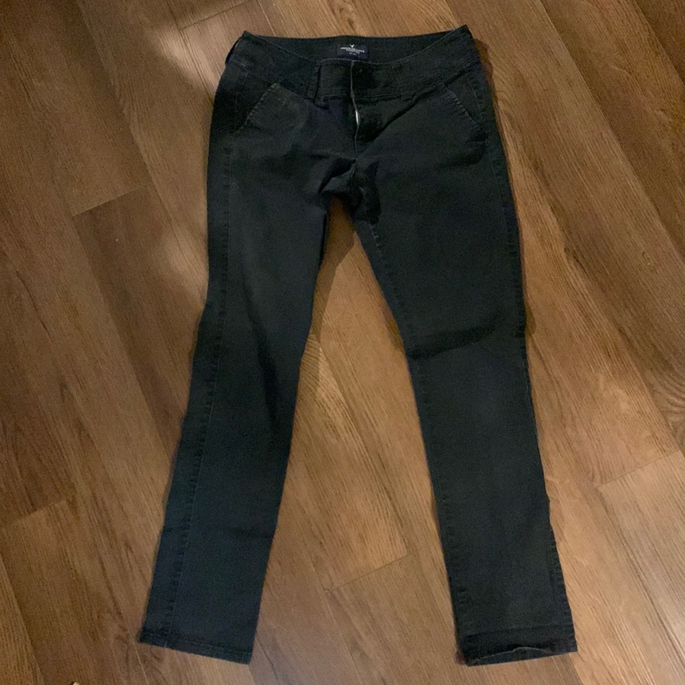 American Eagle black trousers size 4